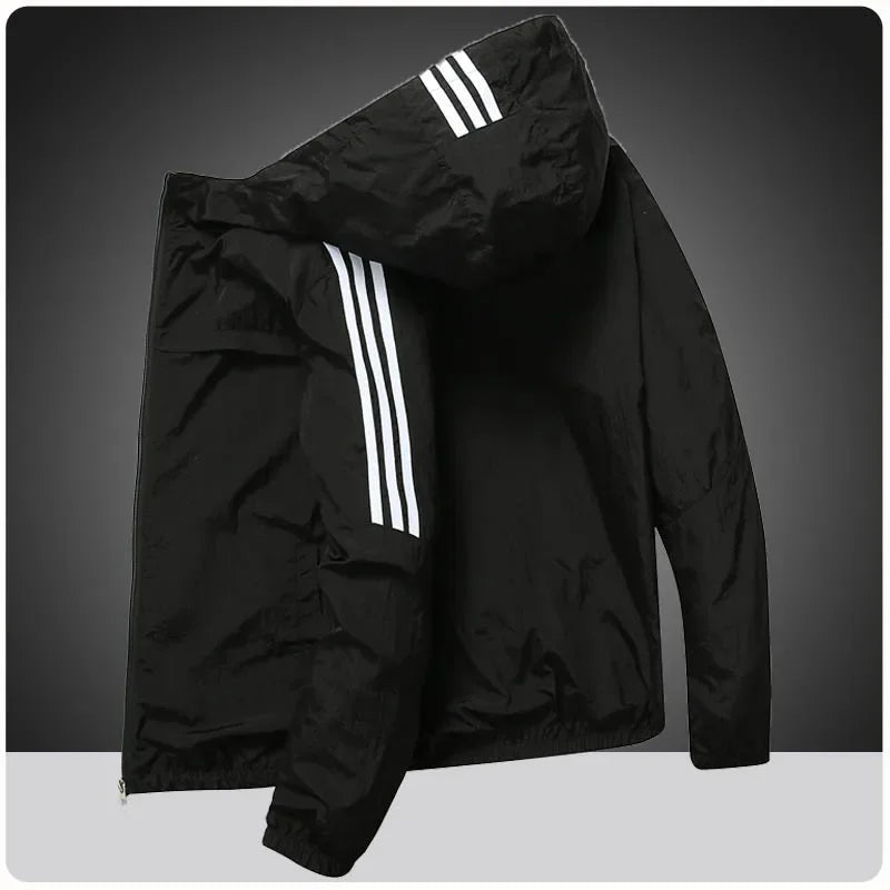 Running Apparel For Summer: Lightweight, Sun-Protective, Hooded Sports Thin Jacket / Rungear
