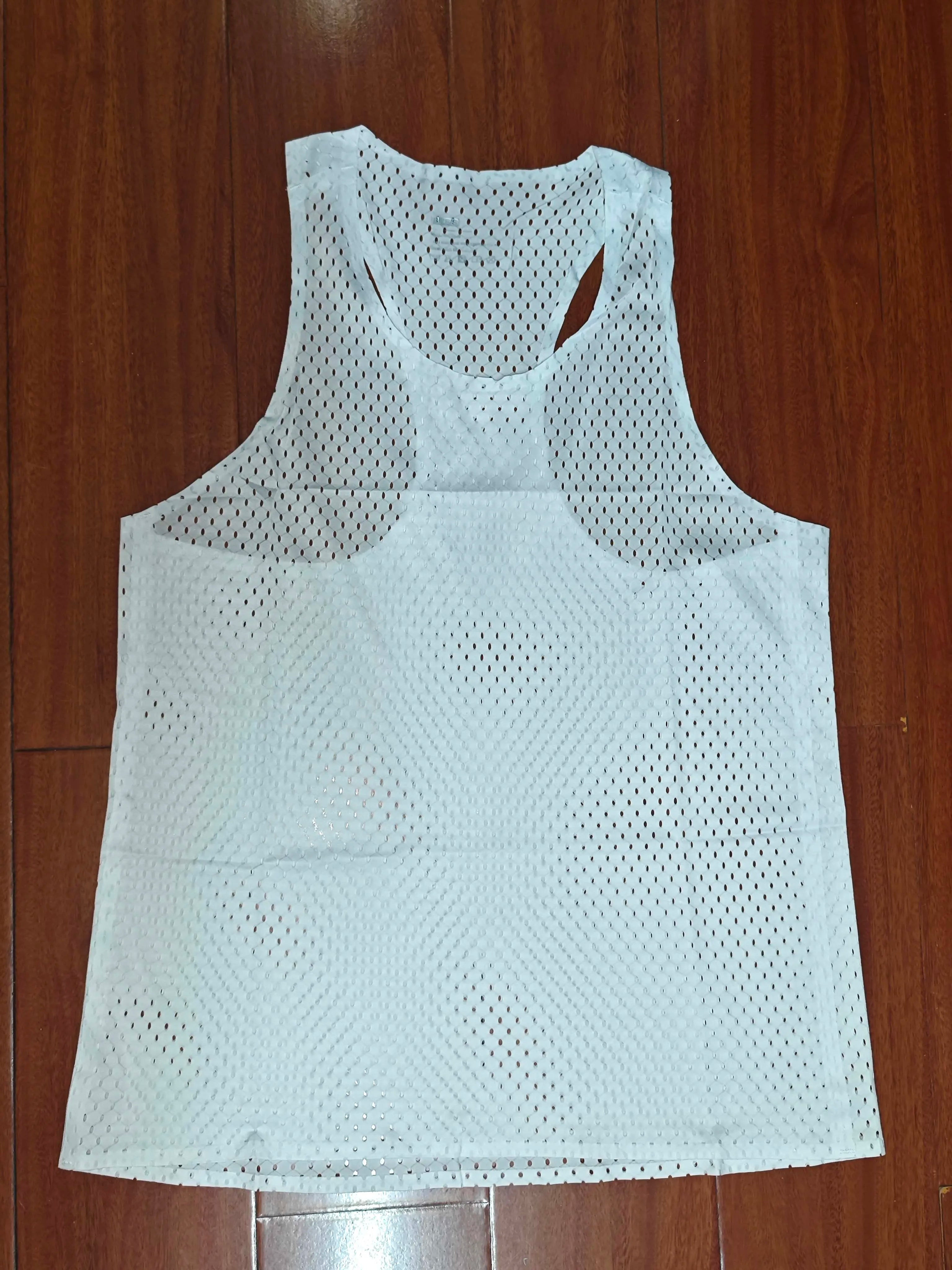 Men's Running Marathon Apparel: Summer, Sleeveless Marathon Long Distance Running, Quick-Dry, Breathable Mesh Sports Top / Rungear