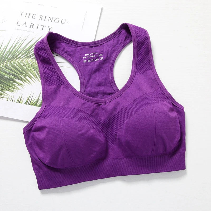 Women's Activewear Apparel: Breathable Push Up Fitness Sports Top Bra / Rungear