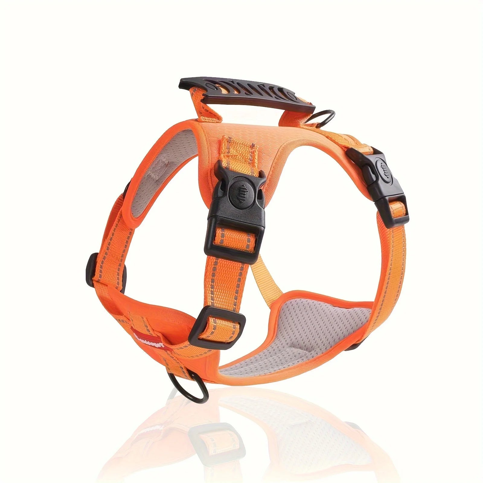 Adjustable Soft Padded Dog Harness with Easy Control Handle: Trail Running Dog Gear / Rungear