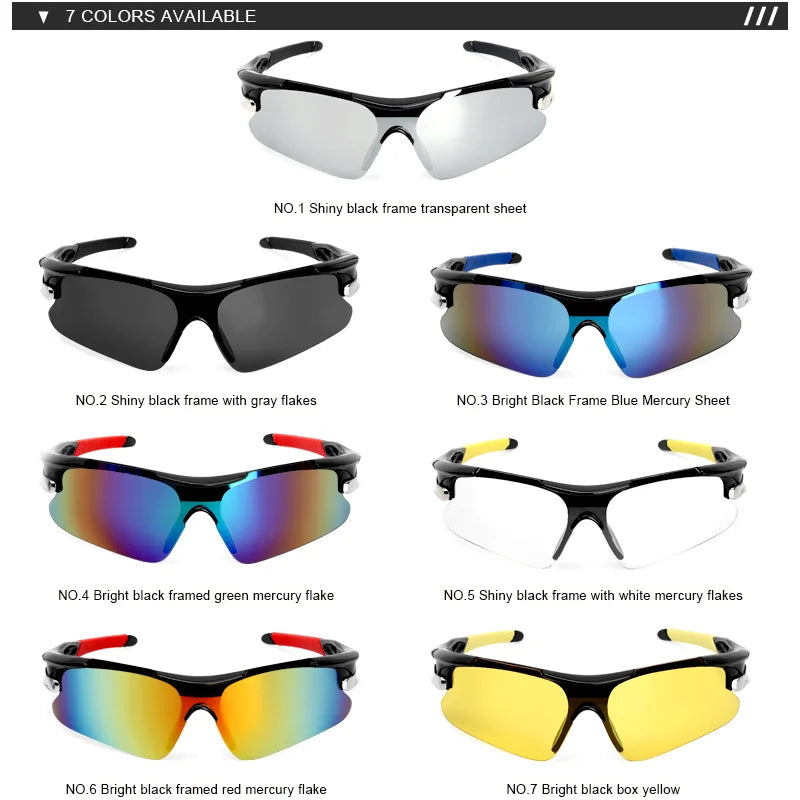 Running Sunglasses Gear: RIDERACE Sports Sunglasses for Hiking, Running, Outdoor Sports / Rungear