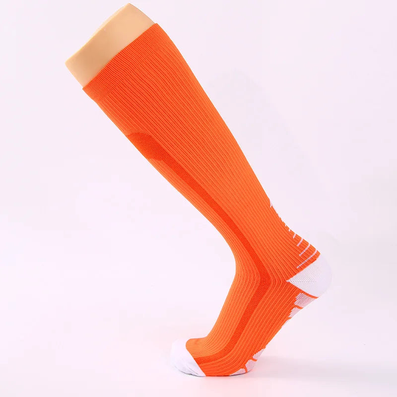 Compression Sock Accessories: Unisex Non-Slip, Knee-High Sports Compression Socks For Fitness / Rungear