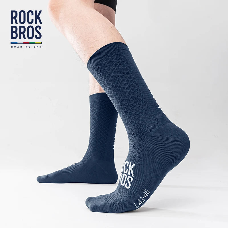 Running Socks Accessories: ROCKBROS 1 Pair High Elastic, Shock Absorbing, Breathable Running, Hiking, Walking, Cycling Sports Socks / Rungear