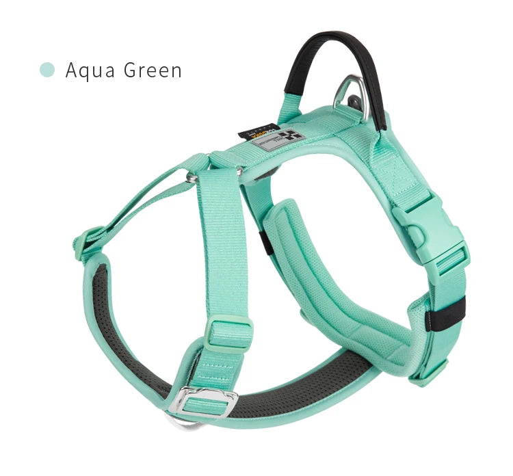 Dog Gear Accessories: SMALL COMBINATION No Pull, Nylon, Adjustable, Reflective, Comfortable, Dog Control Harness / Rungear