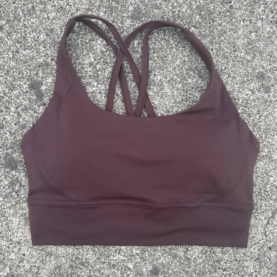 Women's Bra Apparel: Solid Color, High Strength Shockproof, Soft Cross Back, High Strength Shockproof, Fitness Sports Bra / Rungear