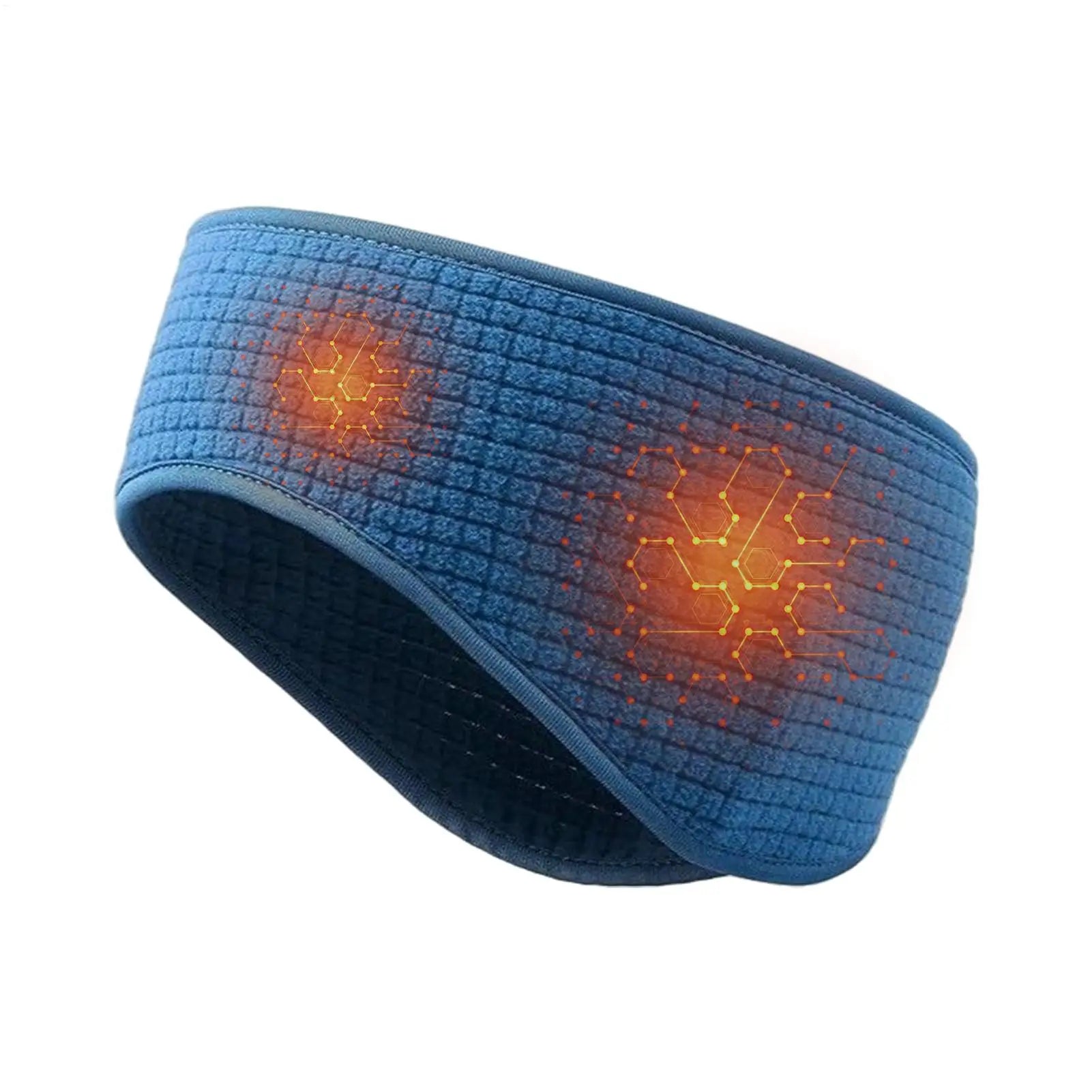 Unisex Thermal Windproof Stretchy Ear Warmer Headband for Running Skiing Cycling Winter Sports