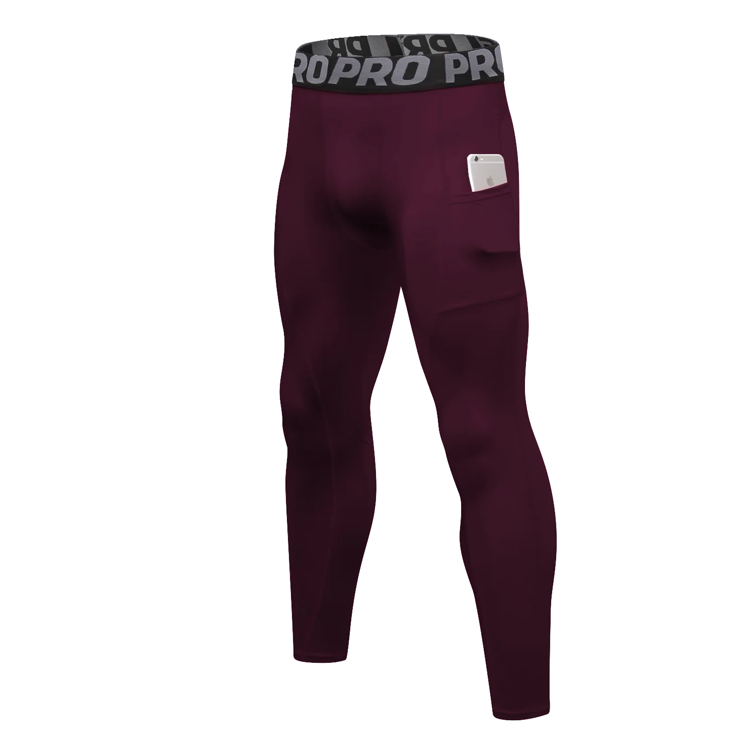 Quick Dry Compression Athletic Sports Workout Leggings Pants For Men with Pockets