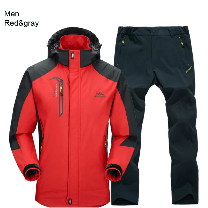 Men's Running And Trail Gear Apparel: Thermal, Waterproof, Windproof, Hooded Jacket and Pants Sets / Rungear