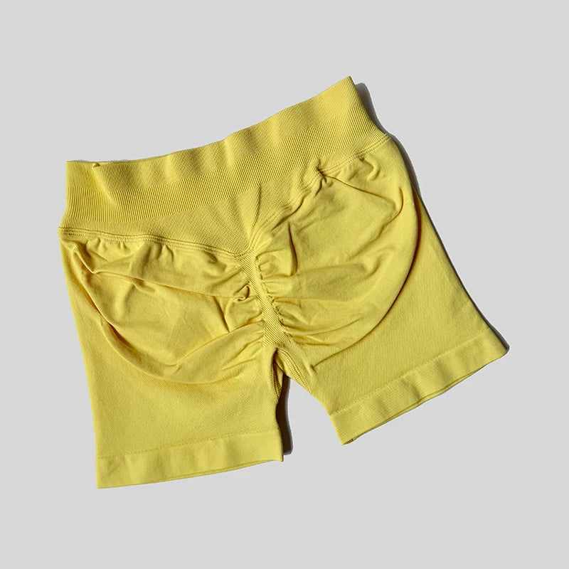 Women's Summer Apparel: Breathable, Thin, High Waisted Casual Sports Shorts, T 4.5" Low Ribbed Band / Rungear