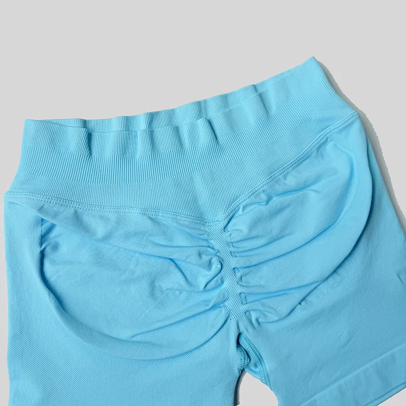 Women's Summer Apparel: Breathable, Thin, High Waisted Casual Sports Shorts, T 4.5" Low Ribbed Band / Rungear