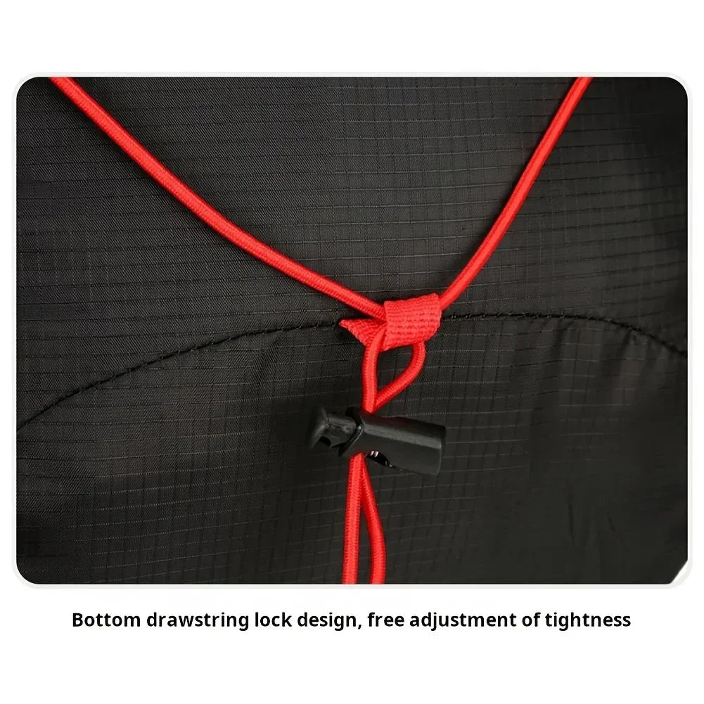 Trail Accessories Gear: Lightweight, Folding, Waterproof Storage Travel Backpack, Solid Colour, Large Capacity / Rungear