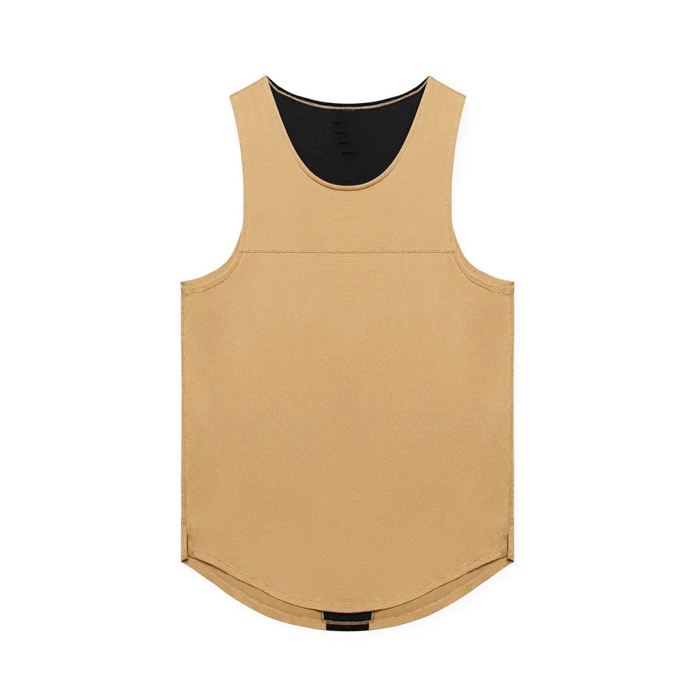 Men's Quick-Dry Apparel: Sleeveless, Breathable Mesh, Quick-Dry Workout Fitness Tank Top Singlet / Rungear