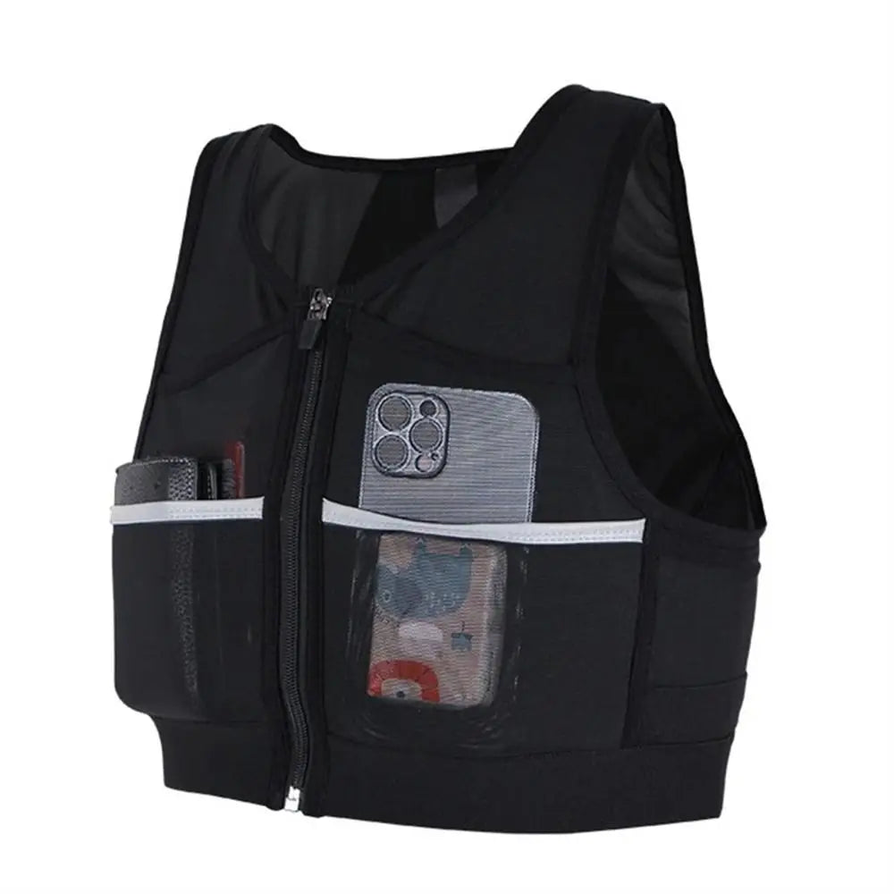 Reflective Vest Accessories: Large Capacity, Breathable, Reflective, Marathon Running Chest Pack / Rungear