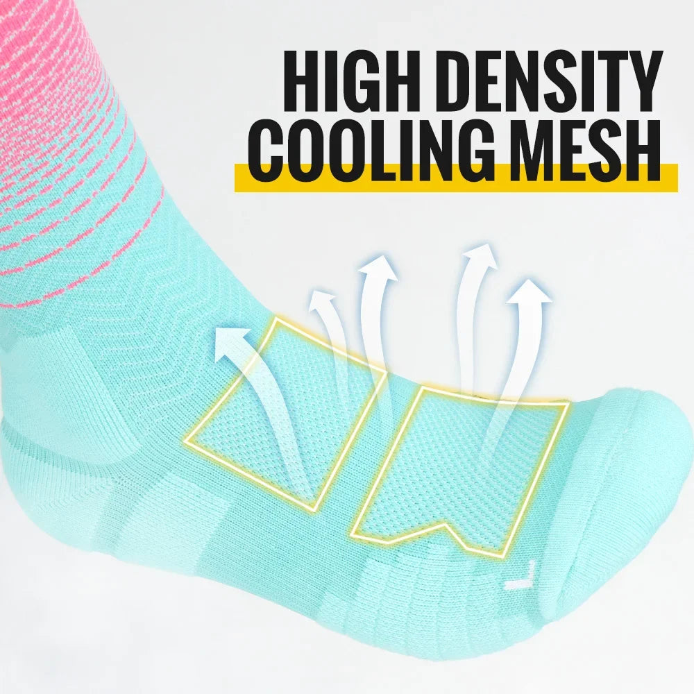 Moisture-Wicking Sock Gear: WRELS Athletic Cushion, Sweat Absorbing, Moisture Wicking Sports Socks Thickened Towel Bottom / Rungear