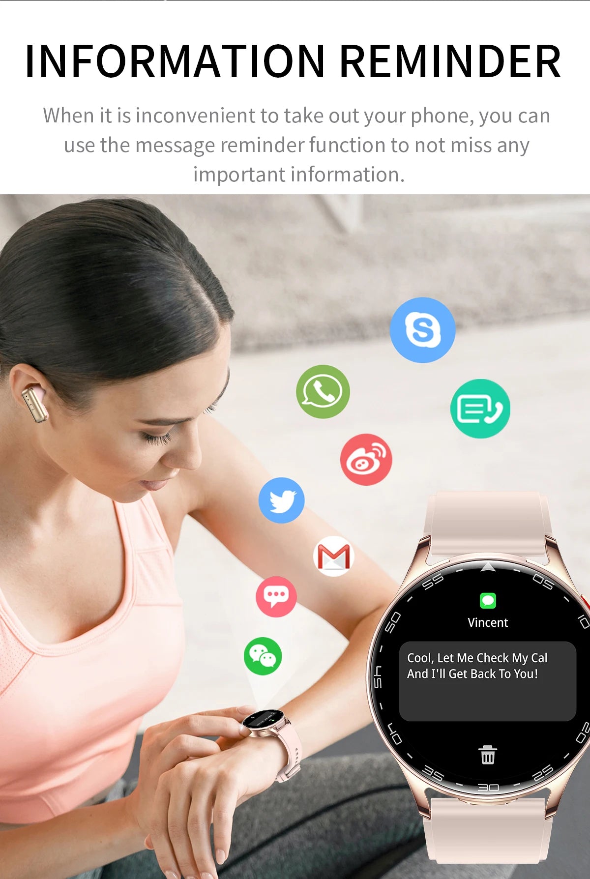 Running Tech Gear: New TWS 2-in-1 Bluetooth Smart Watch With Earphones HIFI 9D For Android iOS / Rungear