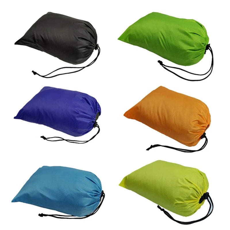 Hiking Gear Accessories: Ultralight, Waterproof, Outdoor Camping Hiking Travel Storage Bag With Drawstring / Rungear