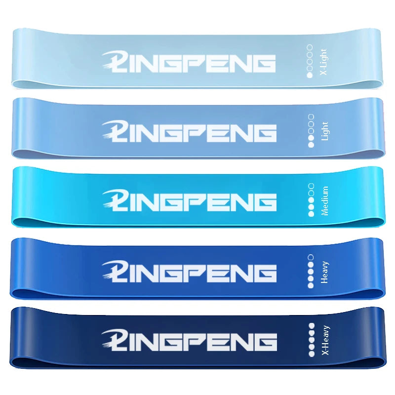 Resistance Elastic Loop Exercise Bands 5 Different Levels Suitable For Strength Training