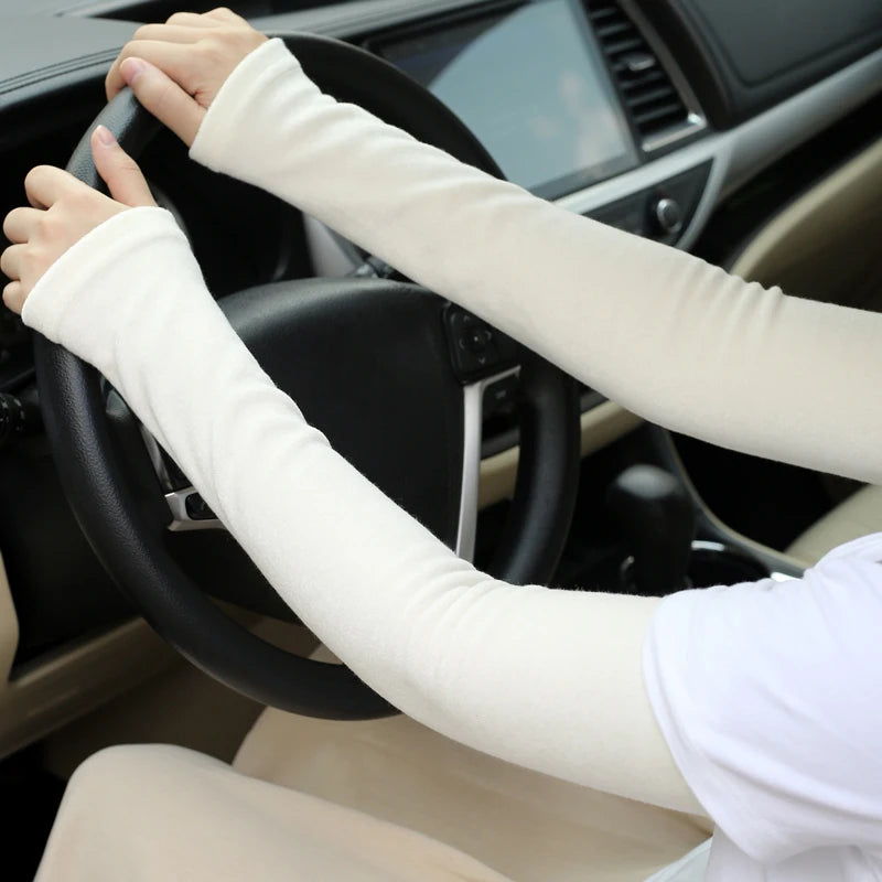 Winter Running Accessories: Unisex, Fingerless Thickened Elbow Guard Winter Arm Sleeves / Rungear