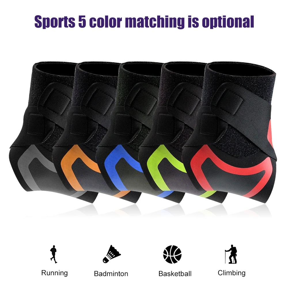 Recovery Gear Accessories: 1 PC Sport Ankle Stabilizer Brace, Compression Support for Pain Relief / Rungear