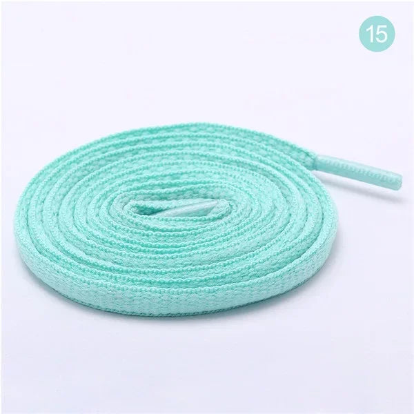 Sports Shoe Accessories: 1 Pair Adults Classic Oval, Half Round Athletic Shoelaces / Rungear