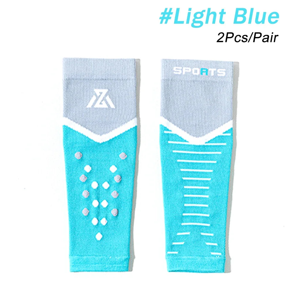 Compression Apparel Gear: 1Pair Unisex, Footless Calf Compression Sleeve Socks for Shin Splint &Varicose Vein / Rungear