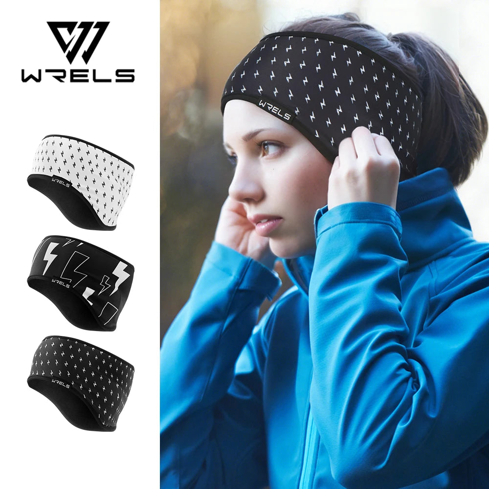 Running Hat Accessories: WRELS Thermal, Windproof, Stretchy Fleece Headband  Sports Sweatband for Running Skiing, Hiking, Walking / Rungear