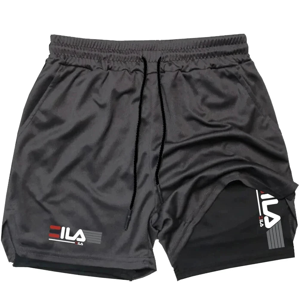 Men's Running Apparel: 2-in-1 Breathable, Quick-Dry, Double-Layer Sports Shorts M-3XL / Rungear