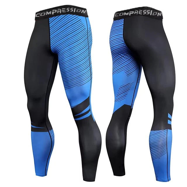 Men's Compression Apparel: Casual Compression Workout Sports Leggings Pants / Rungear