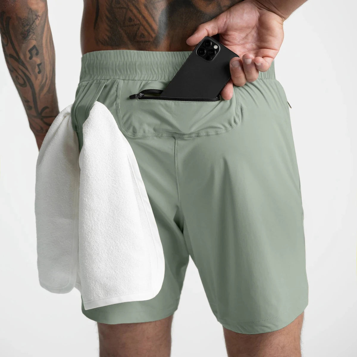 Men's Quick Dry Shorts: Single-Layer, Quick Dry Running Sports Shorts / Rungear