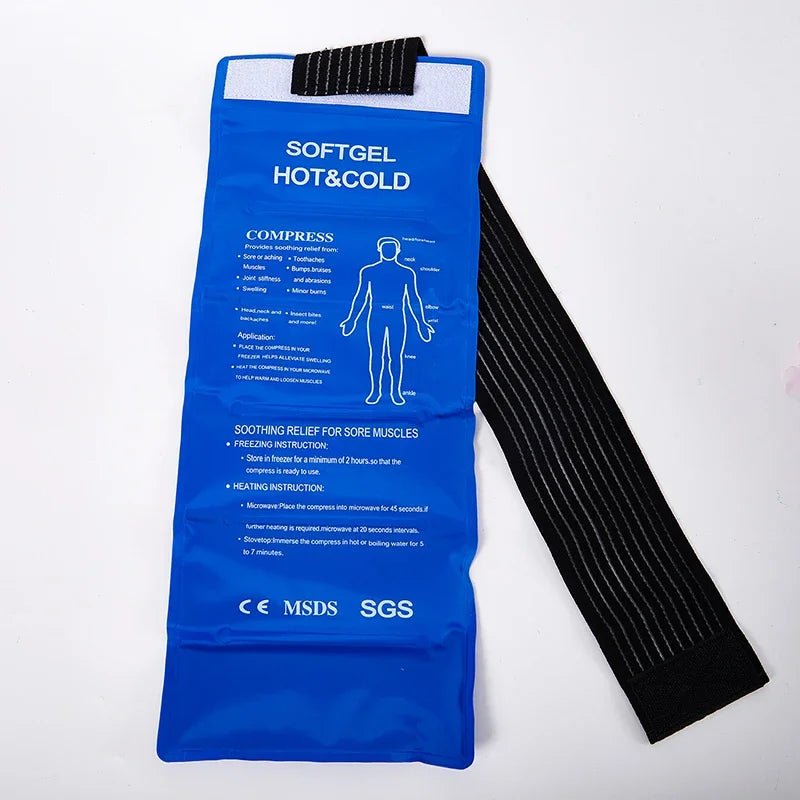 Recovery Gear Accessories: 1PC Reusable Hot/Cold Gel Pack for First Aid, Sports Muscle Pain, Cooling Mat Gel Therapy / Rungear