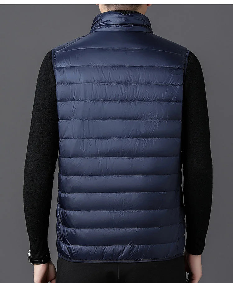 Men's Running Apparel: Warm, Waterproof Sleeveless Vest Jackets / Rungear