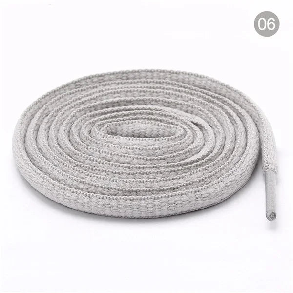 Sports Shoe Accessories: 1 Pair Adults Classic Oval, Half Round Athletic Shoelaces / Rungear