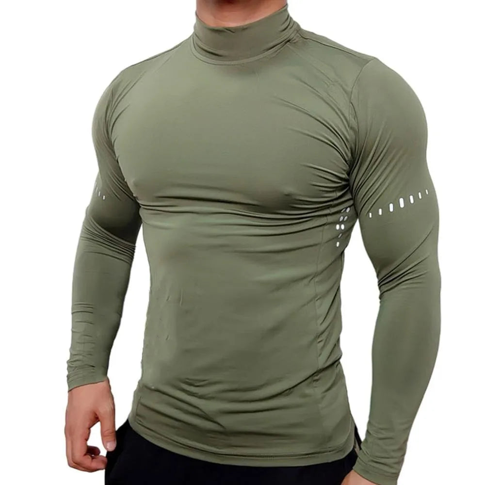 Men's Running Clothing: Long Sleeved, Compression, UV Sun Protection Shirt / Rungear