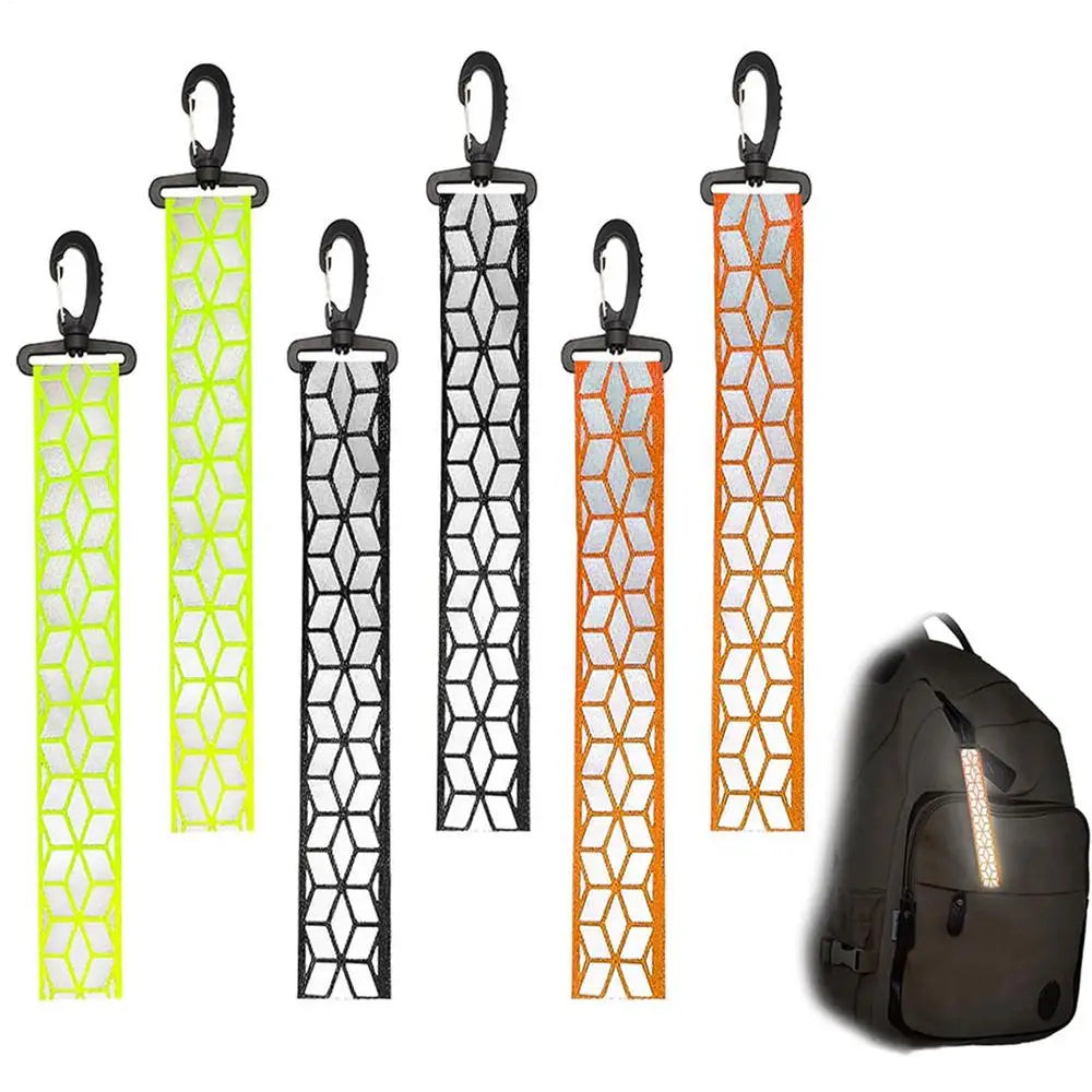 Trail Reflective Gear: Reflective Safety Keychain For Backpack / Rungear