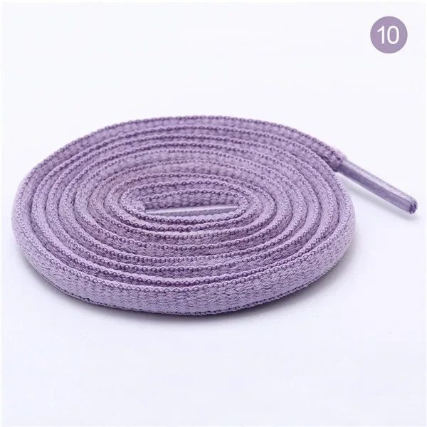 Sports Shoe Accessories: 1 Pair Adults Classic Oval, Half Round Athletic Shoelaces / Rungear