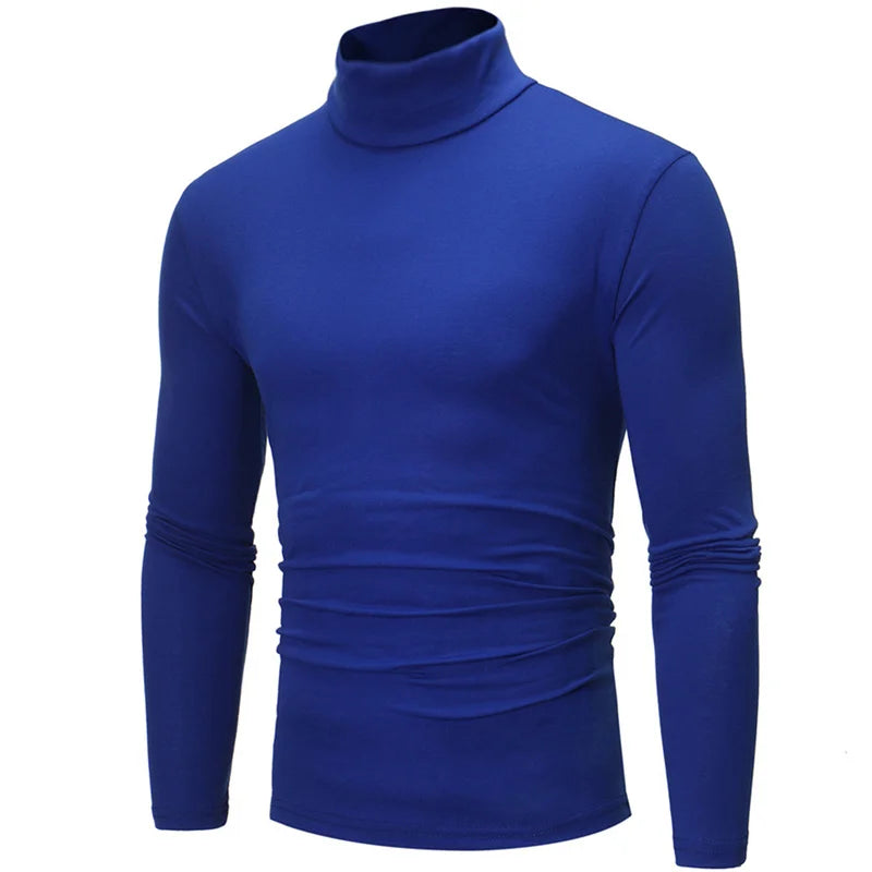 Men's Thermal Apparel:  Winter High Neck, Slim Fit, Long Sleeved, Thermal Shirt / Rungear