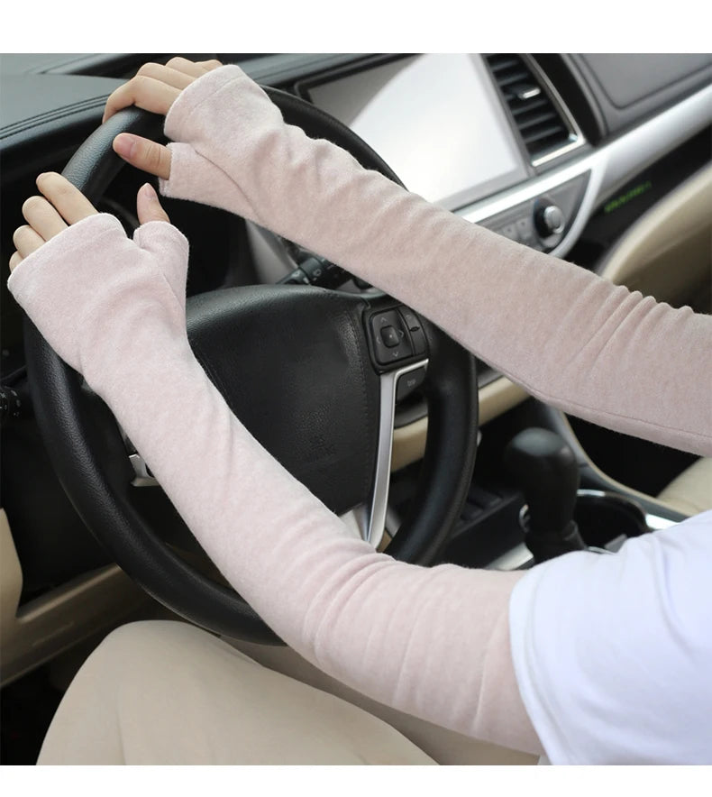 Winter Running Accessories: Unisex, Fingerless Thickened Elbow Guard Winter Arm Sleeves / Rungear