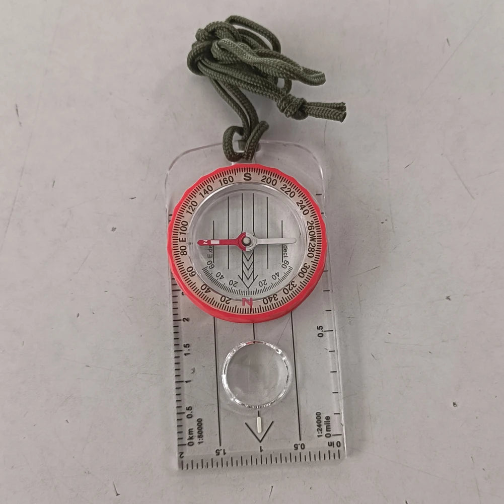 Running Trail Gear: Luminous Shockproof, Outdoor Multifunctional Compass, High Accuracy for Hiking Survival / Rungear