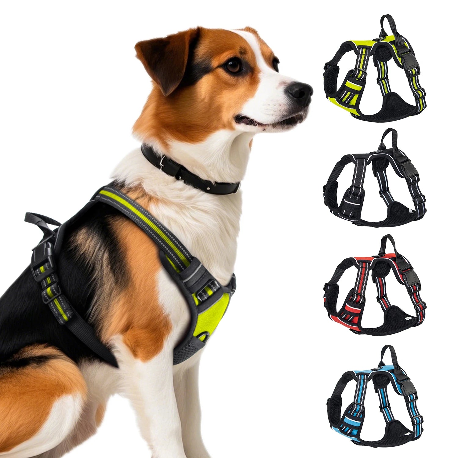 Reflective Running Dog Accessories : Breathable Harness Vest with Handle for Large & Medium Dogs / Rungear NZ