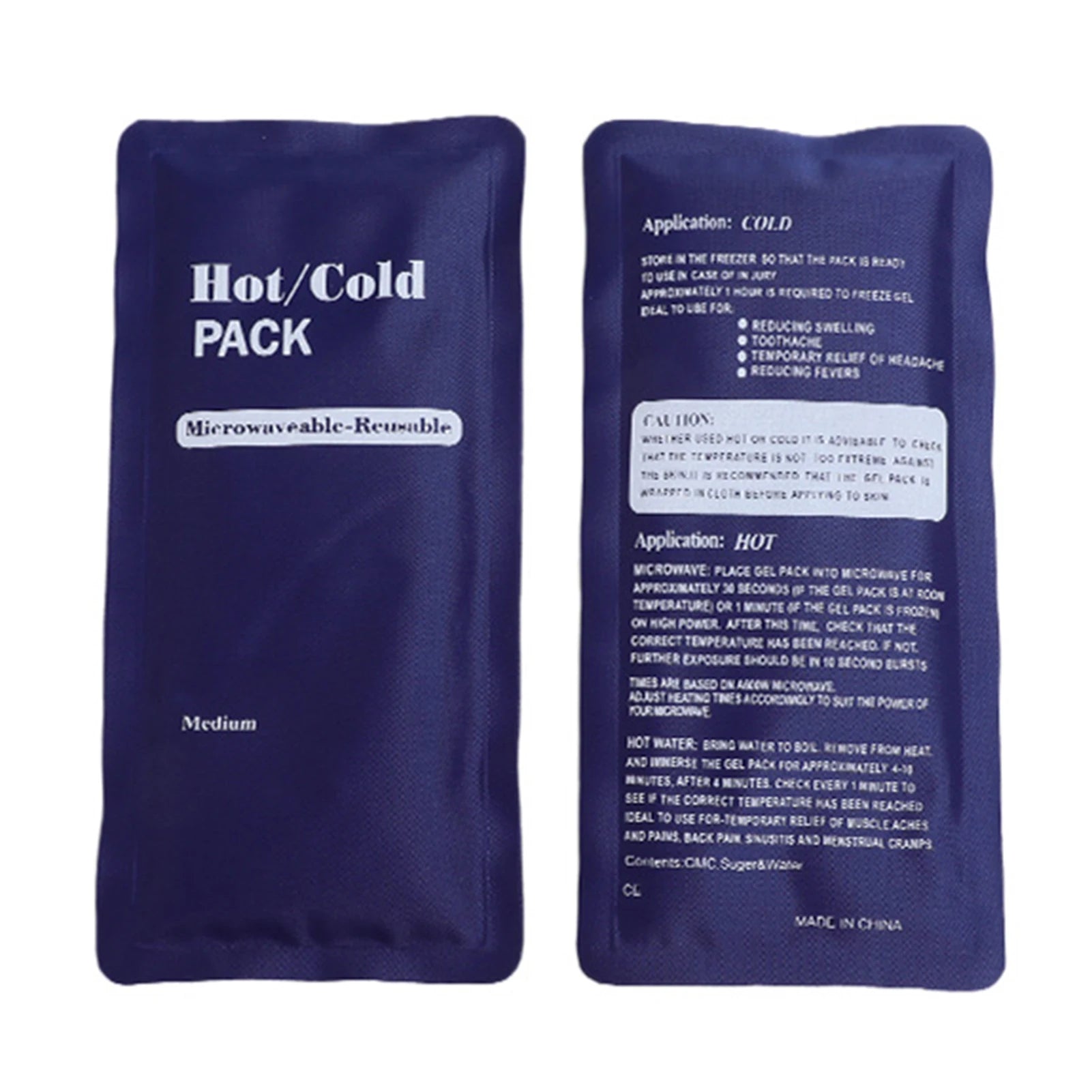 Recovery Accessories Gear: Reusable, Portable Multipurpose Hot/Cold Heating Packs For Sports Injuries / Rungear