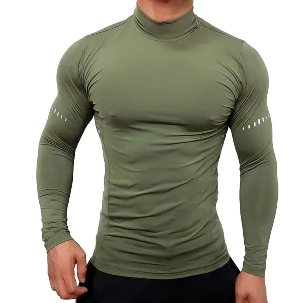 Men's Running Clothing: Long Sleeved, Compression, UV Sun Protection Shirt / Rungear