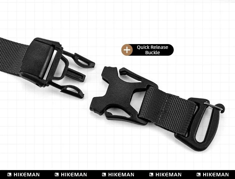 HIKEMAN Adjustable Outdoor Luggage Straps Camping Travel Gear Buckle Fastening Packing Belt for Hiking Accessories