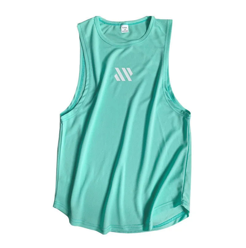 Men's Running Apparel: 2024 Fitness Sleeveless, Mesh, Breathable Sports Tank Top / Rungear