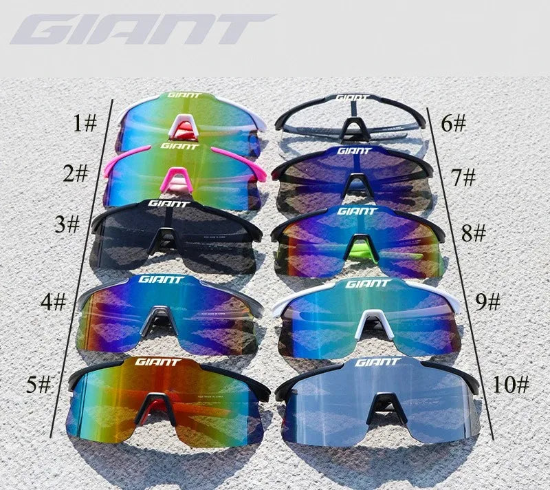 Running Sunglasses Gear: 2025 GIANT UV400 Protection, Anti-Fog, Sports Sunglasses with Case / Rungear