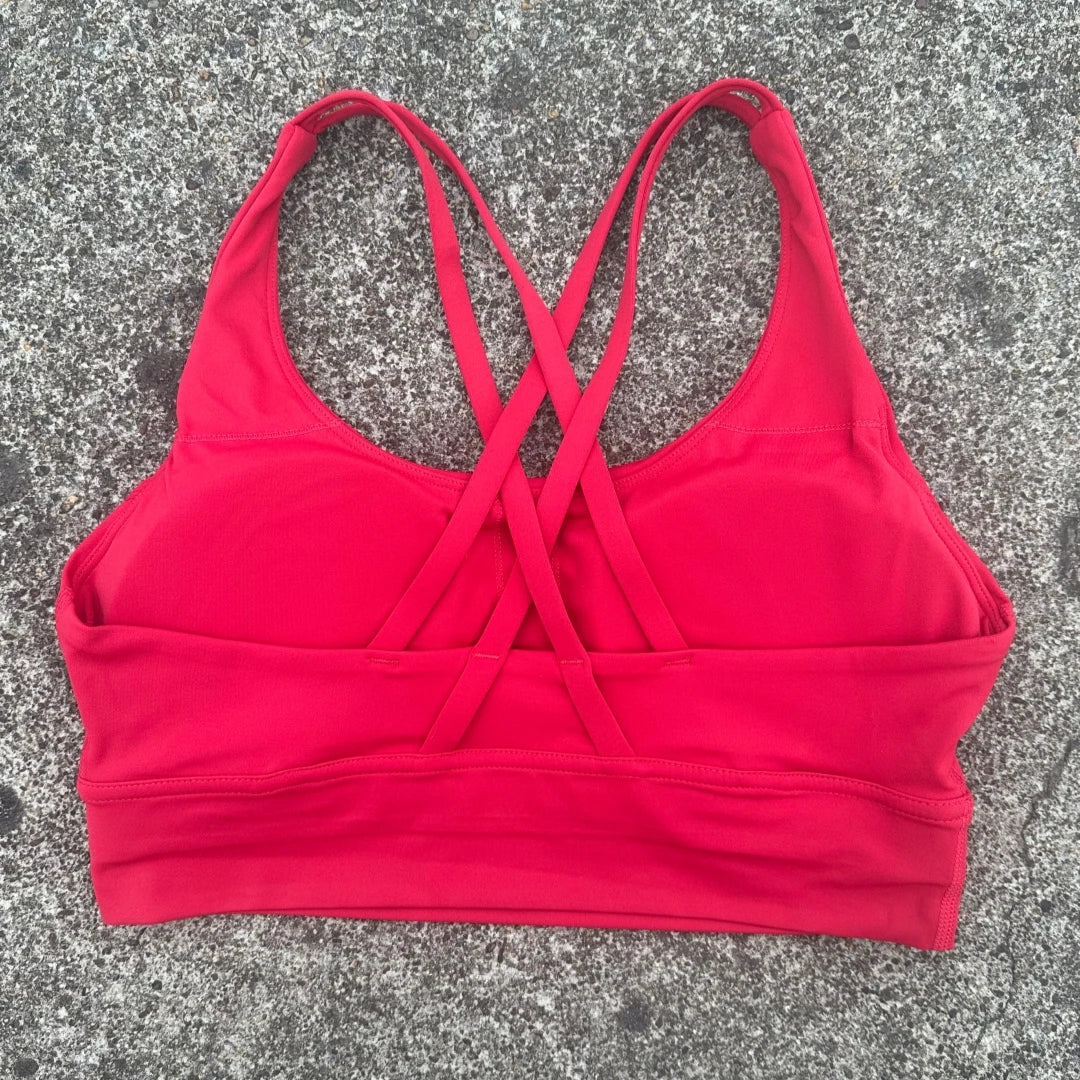 Women's Bra Apparel: Solid Color, High Strength Shockproof, Soft Cross Back, High Strength Shockproof, Fitness Sports Bra / Rungear