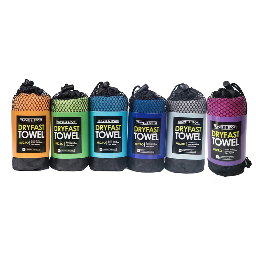 Running Gear Accessories: Microfibre Compact, Absorbent, Ultra Soft Fast Drying Sports Towel / Rungear