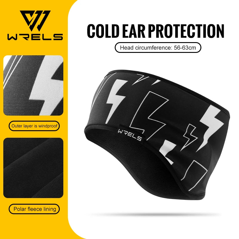 Running Hat Accessories: WRELS Thermal, Windproof, Stretchy Fleece Headband  Sports Sweatband for Running Skiing, Hiking, Walking / Rungear