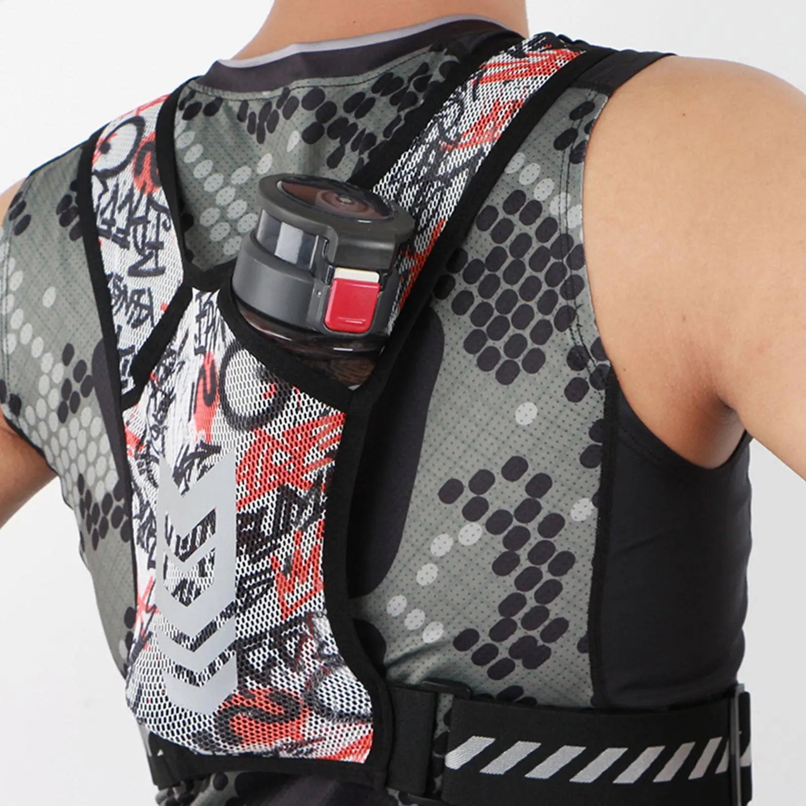 Trail Lightweight Gear: Reflective, Ultra-Light, Breathable, Outdoor Trail Running Backpack Fitness Vest / Rungear