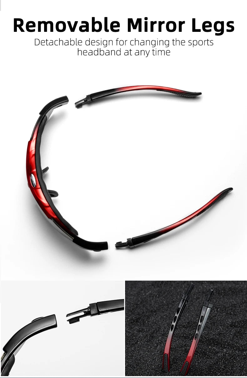 Running Sunglasses Gear: ROCKBROS Polarized, Outdoor Sports Sunglasses Eyewear / Rungear