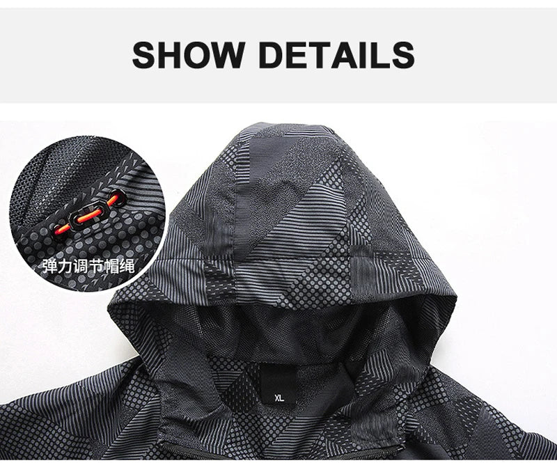 Men's Jacket Apparel: DIRTFOX Windproof Light Jacket For Mountain, Hiking, Walking / Rungear